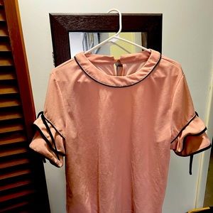 Pink blouse size large